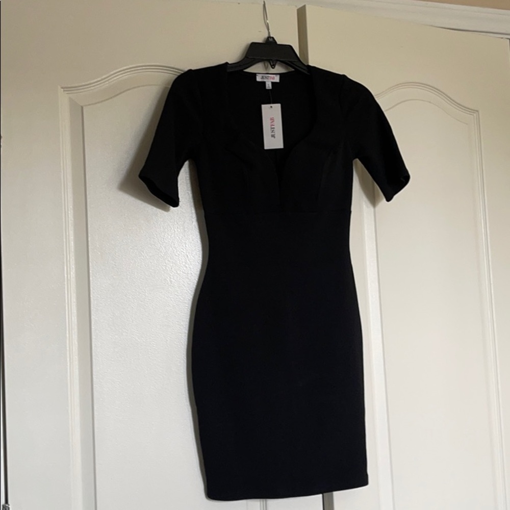 black dress